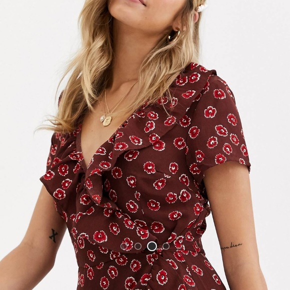 Brave Soul (ASOS) Wrap Dress size M NWT - Picture 4 of 7